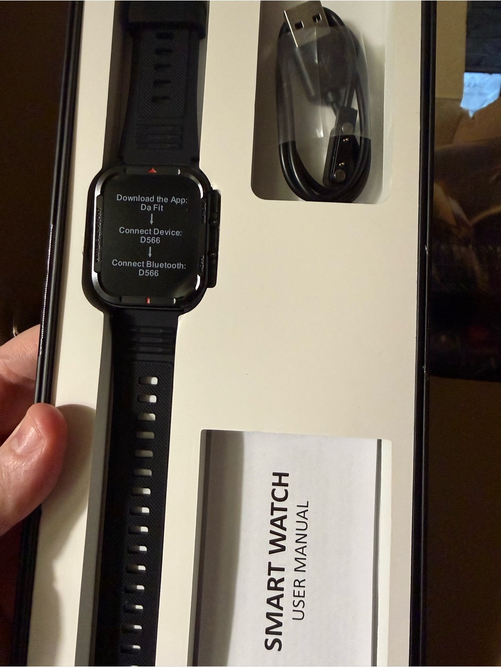 Smart Watch Fitness Tracker - Black